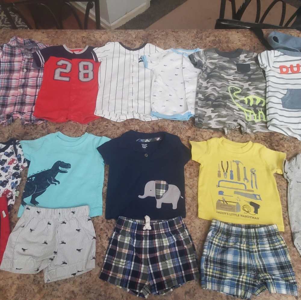 BABY BOY 0-3MO SUMMER LOT
